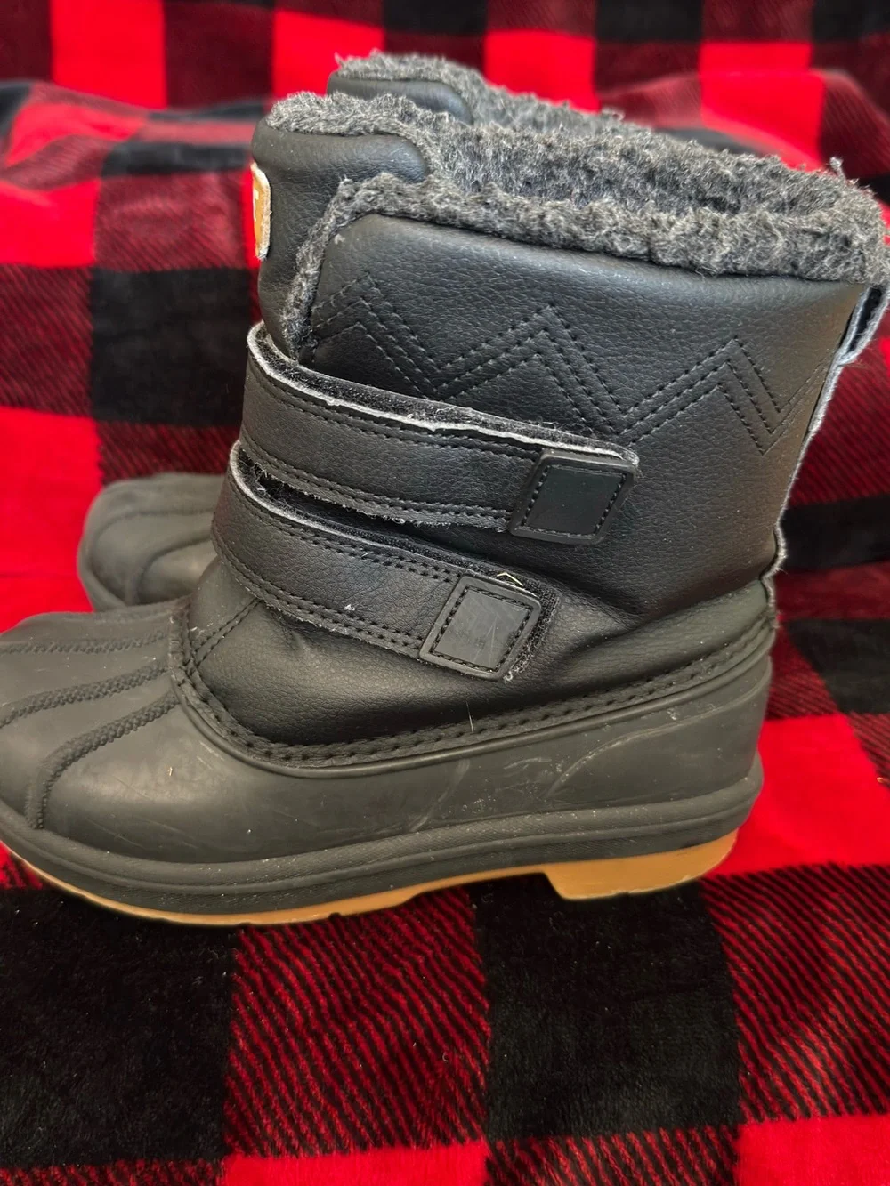 Cat & Jack Kids Unisex Black Snow Boots